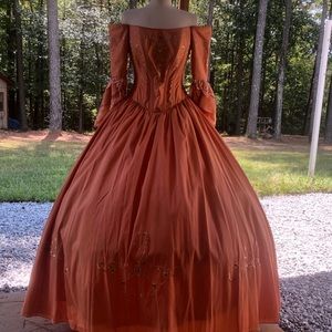 This Orange Quinseanera / Prom dress